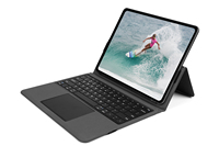 Clavier sans fil intelligent avec pavé tactile, étui folio magnétique ultra-fin personnalisé pour iPad Pro 12,9 pouces