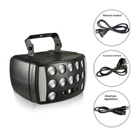 Mini projecteur papillon intelligent à induction sonore, LED clignotante/stroboscopique, faisceau laser, éclairage de scène AV100-240V