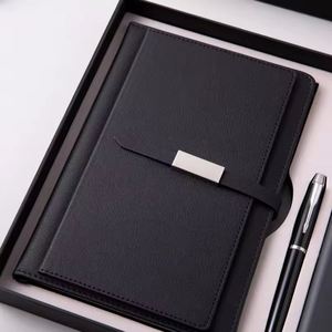 A5 Notebook Multi-function Mobile Wireless Charger Business Meeting Corporate <b>Gift</b> Box <b>Set</b> Custom logo Luxury Notebook <b>Gift</b> <b>Set</b> - Product Image 3