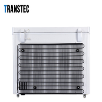 Congélateur coffre à porte coulissante simple 208L, alimentation solaire/électrique/à batterie, faible consommation d'énergie BD/BC-208
