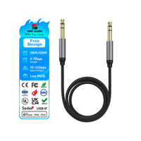 Câble audio Type-C vers double RCA 3,5 mm 6,5 mm en cuivre sans oxygène pour ordinateurs, smartphones, amplificateurs, enceintes – Câble répartiteur 2-en-1