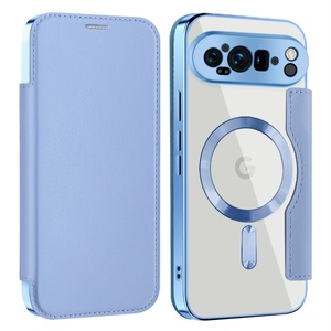 เคสโทรศัพท์แบบพับได้ลายตาราง หนัง PU ชาร์จไร้สายได้ ป้องกันการกระแทก สำหรับ Google Pixel 9/10 Pro XL 7A 8A 9A แบบแม่เหล็ก - Product Image 3