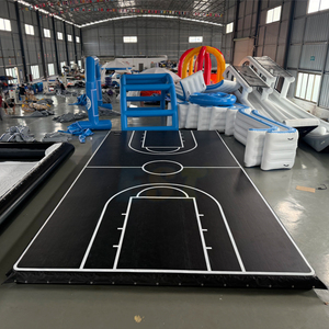 Gymnastique à course libre Piste d'air Parkour Tapis de culbutage en forme de croix Piste d'air gonflable Terrain de football gonflable - Product Image 3