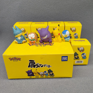 Figurine Pokémon de qualité artisanale en boîte mystère, avec tête inclinée, Gengar, <span class=keywords><strong>Rowlet</strong></span>, Piplup, Munchlax, fantôme de poche - Product Image 3