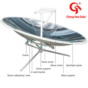 Cocina <span class=keywords><strong>Solar</strong></span> Parabólica Cheng Hao de 1.5m de Diámetro, 1500W, Ahorro de Energía, Cocina Concentradora para Exteriores, para Uso Rural - Product Image 4