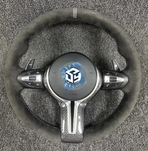 พวงมาลัยซ้ายและขวาหนังนิ่มสำหรับ BMW 3 5ชุด F10 F30 F90 F01 F12 F25 M3 M6 E90 Z4 X1 X6 48 E90 E92 F32 <span class=keywords><strong>E7</strong></span> - Product Image 6