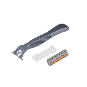 Rasoir manuel de sécurité jetable à double lame avec lames en acier inoxydable et manche en plastique pour hommes - Product Image 5