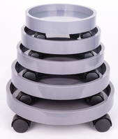Fournitures de jardin, pot de fleur, plateau de soucoupe en plastique transparent, vente chaude