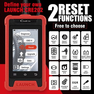 Escáner de Motor para Auto CRE202 ABS SRS con Soporte WIFI, Escáner OBD2 Automotriz <span class=keywords><strong>Profesional</strong></span> - Product Image 2