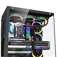Lovingcool Nouveau Style 360mm ARGB AIO Refroidisseur Liquide CPU Prend en Charge AM5/LGA 2011 avec Affichage de Température pour PC Gaming
