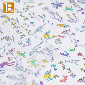 Tissu en popeline de coton 100% BILU à imprimé floral <span class=keywords><strong>Theo</strong></span> 80S pour vêtements et robes - Product Image 4