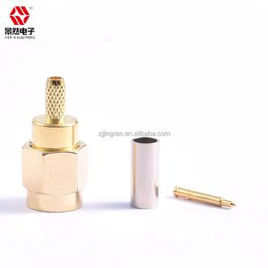 Tần số cao 6Ghz <span class=keywords><strong>SMA</strong></span> nam RF kết nối đồng trục với 50ohm cắm thẳng lmr100 Cáp <span class=keywords><strong>SMA</strong></span> adapter để bán - Product Image 3