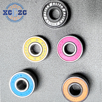 Roue de skateboard en céramique hybride haute vitesse 608 ZZ 2RS Roulements Patins à roulettes en ligne Scooters Roulement à billes à gorge profonde personnalisé