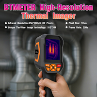 Caméra thermique infrarouge, imageur de température, 200 000 pixels, résolution IR 256 x 192, 25 Hz, stockage d'images 8 Go, mesure