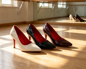 Zapatos <span class=keywords><strong>de</strong></span> Tacón <span class=keywords><strong>de</strong></span> Baile Latino <span class=keywords><strong>de</strong></span> 9/10.5 cm, <span class=keywords><strong>Punta</strong></span> Puntiaguda, Suela Roja Clásica, Tacones <span class=keywords><strong>de</strong></span> Aguja, <span class=keywords><strong>para</strong></span> Jazz, Chacha, Baile <span class=keywords><strong>de</strong></span> Salón, Salsa, <span class=keywords><strong>para</strong></span> Mujer - Product Image 2