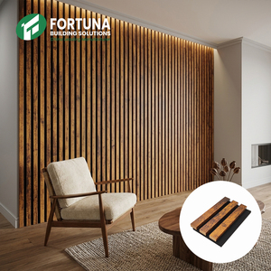 Panneaux acoustiques personnalisés modernes ignifuges en tissu 100% polyester et panneaux MDF pour les murs des églises, des auditoriums et les extérieurs - Product Image 2