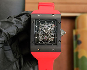 Montre-bracelet mécanique carrée pour homme, modèle 2025, avec mouvement mécanique entièrement automatique - Product Image 1