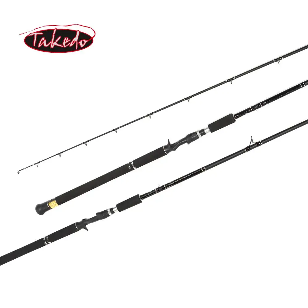 Kepadatan Tinggi IM8 Carbon Graphite Serat FX2018-007 Sea Bass Pike Musky 1 Buah Umpan Casting Rod Memancing