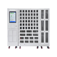 Distributeur automatique intelligent de casiers OEM en acier avec revêtement en poudre, pour outils industriels, cartes de crédit, pièces de monnaie, et armoire de consommables médicaux basée sur le cloud