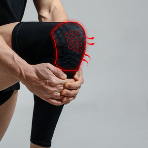 Almohadilla de panal transpirable a prueba de choques alargada <span class=keywords><strong>para</strong></span> deportes al aire libre, montañismo, <span class=keywords><strong>baloncesto</strong></span>, calentadores de piernas, rodillera, soporte de mangas - Product Image 2