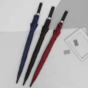 Paraguas de golf con dosel doble grande y logotipo personalizable, mango de plástico 8K barato, sol y lluvia para regalos de negocios, viajes - Product Image 5