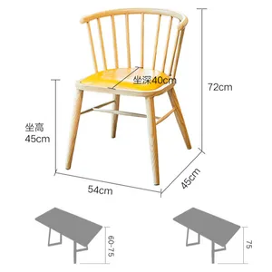 Toptan katı ahşap güçlü yapı Cafe masaları ve sandalyeler ahşap restoran masa sandalyeler Modern tasarım