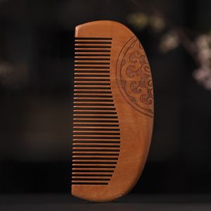 Peigne à cheveux en bois de qualité supérieure, fait main, naturel, à dents larges, pour cheveux bouclés et épais, disponible au meilleur prix du marché - Product Image 5