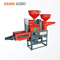 DAWN AGRO Nouvelle petite machine à moudre le millet et le riz à moteur électrique avec tamis vibrant, capacité de 150 kg/h, facile à utiliser, pour usage domestique