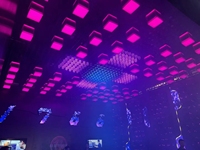 Mur rideau numérique de pixel de rigeba 50cm * 50cm LED pour des événements de partie