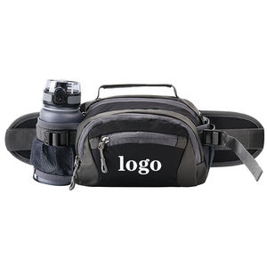 Custom <b>Men</b> Sport Running Gear <b>Waist</b> Fashionable Nylon Fanny Pack Bottle Holder Logo Decoration Bsci Certified <b>Bag</b> Packs - Product Image 1