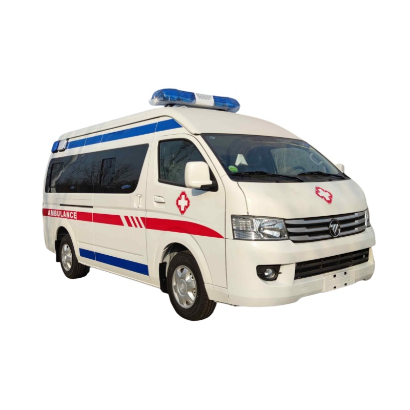 2025 Высококачественная китайская машина скорой помощи Foton G9 2.4L бензиновая больница аварийная машина ICU спасательный транспорт машина скорой помощи