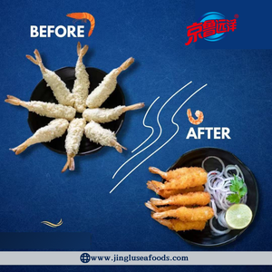 Camarón congelado al por mayor, camarón prefrito, camarón empanado, camarón cortado con mariposa, camarón Tempura - Product Image 1