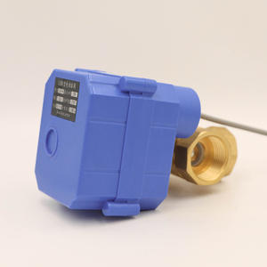 วาล์วบอลไฟฟ้าทองเหลืองขนาดเล็ก 6 จุด 3 ทาง แรงบิดสูง DN20 วาล์วควบคุมน้ำ 5V 12V 24V 220V แบบแมนนวล รับผลิตตามแบบ OEM - Product Image 3