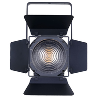 Projecteur LED Zoom Fresnel GBR-PL300 300W avec zoom 15-50x, température de couleur 1800-8500K, contrôle DMX512 pour éclairage de théâtre, studio et scène