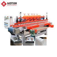 Machine à profiler les carreaux en quartz contrôlée par PLC HongYunTaoJi, machine à chanfreiner le marbre et le granit, polisseuse de bord de pierre pour