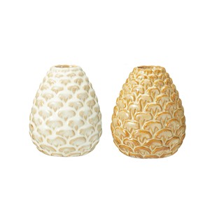 Portavelas de Cerámica con Forma de Piña Surtida, 8x10 cm - Product Image 1