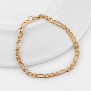 Pulsera de Cadena Figaro Clásica de Acero Inoxidable, Joyería de Alta Calidad para Hombre y Mujer, Gran Venta - Product Image 3