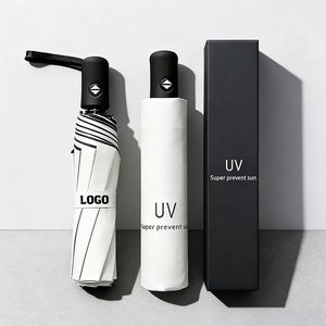 Paraguas Plegable Promocional de 3 Pliegues con Protección UV 8K, Resistente al Viento, Personalizable con Logotipo, para Regalo Empresarial, Venta al Por Mayor - Product Image 1