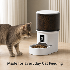 Distributore Automatico di Cibo per Animali Domestici Smart con WiFi e App, Dispenser per <span class=keywords><strong>Gatti</strong></span> da 7L/4L, in Plastica Durevole ed Ecologica, Alimentazione Temporizzata, Vendita all'Ingrosso OEM - Product Image 4