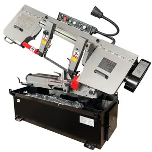 Máquina cortadora de perfiles de aluminio de 10 ", máquina cortadora de sierra de cinta