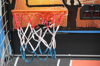 Machine de rebondissement réglable de basket-ball d'enfants de double tir