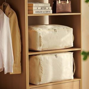 Sac de rangement en toile pour couettes, sac de rangement et de finition pour vêtements, sac de rangement domestique grande capacité - Product Image 6