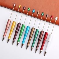 Gran oferta Agregar A, bolígrafo de joyería de cuentas, bolígrafo de regalo decorativo con cuentas, moldeable bolígrafo de plástico, bolígrafo Diy/