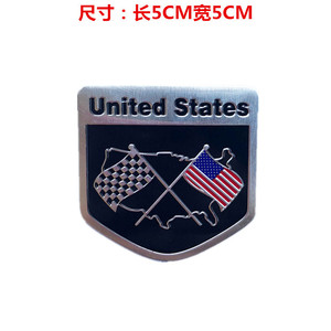 Autocollants métalliques pour <span class=keywords><strong>voiture</strong></span> avec drapeaux <span class=keywords><strong>de</strong></span> nombreuses nations, emblèmes en aluminium à prix abordable, petite taille, <span class=keywords><strong>logo</strong></span> personnalisé, applicables au drapeau américain - Product Image 6