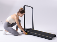 Supplier Terverifikasi YPOO Treadmill Lipat Portabel Dc 0.75 Hp dengan Kemiringan, Alat Jalan Kaki di Rumah, Treadmill Kebugaran Rumah dengan Aplikasi YPOOFIT