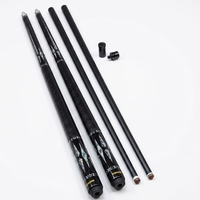 Tongkat Biliar Anti-Selip 1/2 Split Stainless Steel Laris Manis, 58 Inch, Ujung 11.5mm untuk Klub Biliar