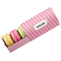 Luxuriöse Karton-Schubladenbox für Bäckereiprodukte, Kekse, Macarons und Schokolade mit Individuellem Logo