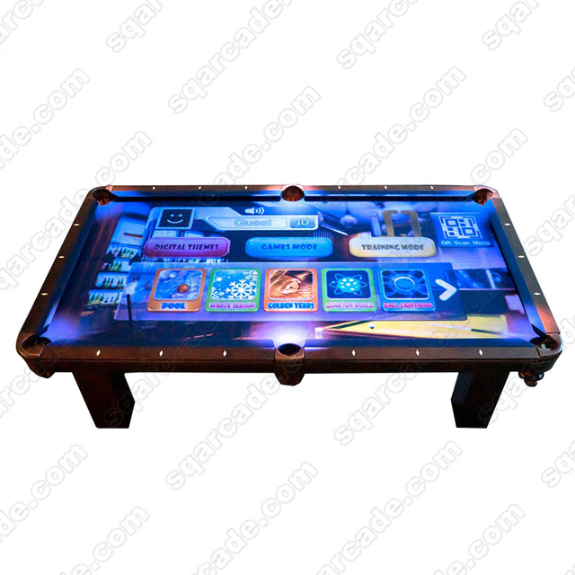 High Quality Plastic Pool Billiard Snooker Table with Augmented Reality (AR) Adds Immersive Amusement & Gaming Experience