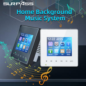 Système d'amplification murale audio professionnel <span class=keywords><strong>HiFi</strong></span> pour maison intelligente PW425G, 4x25W, écran HD 2,8 pouces, touche tactile <span class=keywords><strong>TV</strong></span> - Product Image 6