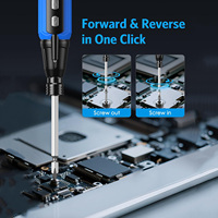 Tournevis électrique sans fil léger à batterie, 3 modes de commutation, compatible USB Type C, rechargeable, sans balais
